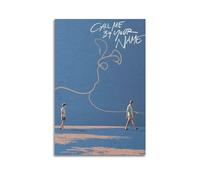 Ink blot Poster su tela con scritta "Call Me by Your Name", decorazione artistica da parete per soggiorno e camera da letto, 30 x 45 cm, senza cornice