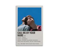 Ink blot Poster su tela con scritta "Call Me by Your Name", decorazione artistica da parete per soggiorno e camera da letto, 20 x 30 cm, senza cornice