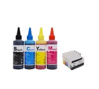 Ink Cartridge For H-*/P 932 933 for hp 6100 6600 6700 7110 7612 7610 printer with permanent chips +4X100ML ink