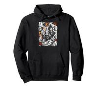 Ink Cuts Deep Samurai Calligrafia Giapponese Felpa con Cappuccio