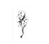 Ink Double Koi Pattern Long-lasting Waterproof Temporary Tattoo Stickers Simulated Non-reflective Fake Tattoos Arms And Legs(2pcs)