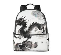 Ink Dragon - Zaino da viaggio leggero con custodia per laptop
