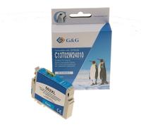 Cartuccia d'inchiostro generica G&G Epson 502XL ciano - sostituisce C13T02W24010/C13T02V24010