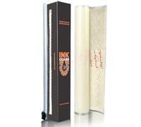 Ink Guard Benda Post-Tatuaggio 10" x 6' - Pellicola Impermeabile Seconda Pelle, Traspirante e Trasparente, con Supporto PET Innovativo per Guarigione Rapida e Protezione