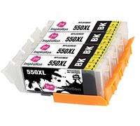 Ink Inspiration® Sostituzione per Canon PGI-550XL PGI-550PGBK Nero Cartucce d'inchiostro Compatibile con Canon Pixma iP7250 MX925 MG6350 MG5450 MG5550 MG5650 MG6350 MG6450 MG6650 MG7150 MG7550 MG7750
