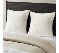 INK+IVY Camila 200TC Quilted Euro Sham, Bianco