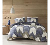 INK+IVY Set copripiumino alpino, blu navy, king size