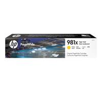 HP 981X L0R11A, Cartuccia Originale da 10000 Pagine, Alta Capacità, Compatibile con le Stampanti PageWide serie Enterprise Color 556 e Color Flow MFP 586z, Giallo