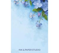 Ink & Paper Studio | Notebook Journal - A5 Size, 198 Ruled Pages, 90 GSM Natural Shade, Paperback | Flowers
