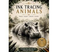 Ink Tracing Animals: Master Pen-and-Ink Art Through Tracing, Develop Shading Skills, Add Your Own Details, and Create Unique Finished Artwork