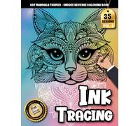 Ink Tracing Book For Adults: A Gentle Tracing Journey with Cat Mandalas for Relaxation and Emotional Wellness