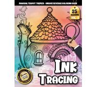 Ink Tracing Book For Adults: A Whimsical Teapot House Coloring and Tracing Book for Adults - A Magical and Relaxing Art Experience