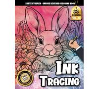 Ink Tracing Book For Adults: An Easter themed Tracing Book Featuring Decorative Eggs, Flowers, and Spring Designs