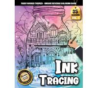 Ink Tracing Book For Adults: “Cozy Fairy Houses Inside Jars with Soft Tracing Pages for Relaxation, Focus & stress relief "