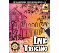 Ink Tracing Book For Adults: Create Calm with 35 Unique Garden and Floral Patterns Ideal for Stress-Free Tracing Fun