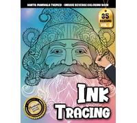 Ink Tracing Book For Adults: Mindful Reverse Coloring for the Holiday Season - Beautiful Watercolor Christmas Designs to Trace and Enjoy