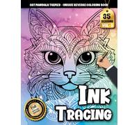 Ink Tracing Book For Adults: Slow Down and Trace Cat Mandalas for Peace, Presence, and Creativity