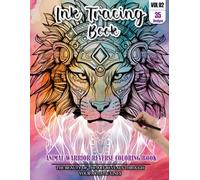 Ink Tracing Book for Adults: Stress relief reverse Animal warrior ink tracing book for adults: mindfully Follow white lines to Uncover 35 Animal ... pages a perfect gift for Animal lovers(Vol-2)