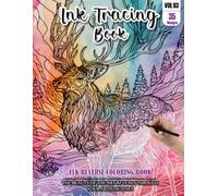 Ink Tracing Book for Adults: Stress relief reverse Elk ink tracing book for adults: mindfully Follow white lines to Uncover 35 Elk arts | Magical Ink ... pages a perfect gift for Elk Lovers(Vol-03)