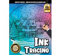 Ink Tracing Book For Adults: Trace and Unwind with 35 Serene Snow Globe Scenes - A Watercolor-Inspired Stress Relief and Reverse Coloring Book for Adults