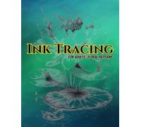 Ink Tracing for Adults Floral Patterns: Floral Line Drawing Book with 50 beautiful full-page floral designs for relaxation, stress relief, and fine ... background with a smudge-proof sheet.