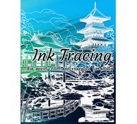 Ink Tracing For anxiety relief and relaxation: Tranquil Traces, 50 Stress-Relieving Inkscapes for Calm: targeting looking for relaxation and stress relief through artistic engagement.