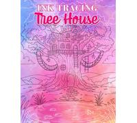 Ink Tracing Tree House: Discover Magical Arboreal Sanctuaries and Trace the White Lines with a Black Pen to Reveal Hidden Treehouses