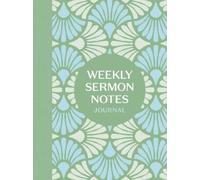 Ink & Willow Weekly Sermon Notes Journal (Tascabile)