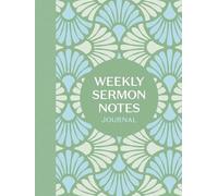 Ink & Willow Weekly Sermon Notes Journal (Tascabile)