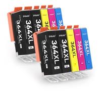 INK4U 364XL cartucce Compatibili per HP 364 364XL per Photosmart 5520 5510 5522 6520 7520 6510 Deskjet 3520 3070A Officejet 4620 4622 (10 Pezzi)