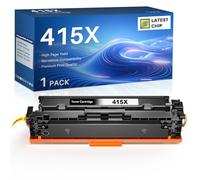 INK4U 415X Toner - Compatibile con toner 415A 415X Compatibile con LaserJet Pro M454, M479, M454dw, M454dn, MFP M479fdw, M479fdn, M479dw, M455dn e M480f (1 Pacchetto Nero)