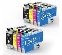 INK4U Cartucce LC426 8-Pack, Compatibil per Brother LC426VAL LC426XL Cartucce con Brother MFC-J4335DW MFC-J4340DW MFC-J4535DW MFC-J4540DW (LC-426BK, LC-426C, LC-426M, LC-426Y, con 8 LC426 Cartucce)
