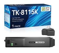 INK4U TK-8115K Toner compatibile con Kyocera TK-8115K Nero Cartuccia Toner 1T02P30NL0 Compatibile con Kyocera ECOSYS M8124cidn, ECOSYS M8130cidn (con chip, 12.000 pagine)