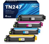 INK4U TN247 TN 247 Cartucce di Toner Compatibile per Brother TN247 TN 243
