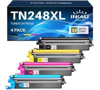 INK4U TN248 TN248XL Toner compatibile per Brother DCP-L3560CDW MFC-L3760CDW TN-248 HL-L3240CDW TN 248XL 248 TN-248CMYK HL-L3220CWE MFC-L3740CDW MFC-L8390CDW DCP-L3520CDWE Cartuccia