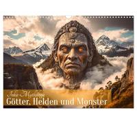 Inka-Mythologie - Götter, Helden und Monster (Wandkalender 2026 DIN A3 quer), CALVENDO Monatskalender: Ein atmosphärischer Kalender, der in zwölf ... und -Monster rein visuell zum Leben erweckt.