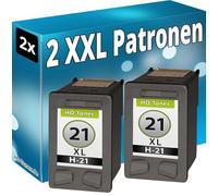 Inkadoo 2 cartucce d'inchiostro compatibili con HP 21 XL DESKJET 3920 3940 D1360 D1460 D1560 D2360 D2460