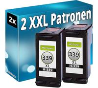 Inkadoo 2 cartucce d'inchiostro compatibili con HP 339 XL OfficeJet 7210 7310 DeskJet 5740 6540 6980 6940