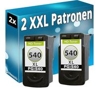 Inkadoo 2 cartucce d'inchiostro compatibili per Canon PG-540 XL MG3260 MG3650 MG4150 MG2155 MG2250