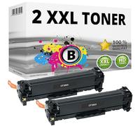 Inkadoo 2 cartucce toner compatibili con HP CF380X 312X compatibile con Laserjet Pro M476DN M476DW M476NW