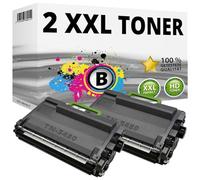 Inkadoo 2 toner compatibili per Brother TN-3480 HL-L5000D L5100DN L5200 DW L6250 DN L6300 DW