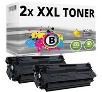 Inkadoo 2 Toner PATRONEN compatibili con HP 508X compatibile per Laserjet M552 M553 M577 Nero Set