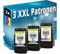 Inkadoo 3 cartucce d'inchiostro compatibili per Canon 2 x PG-540+CL-541XL MG3260 MG3650 MG4150 MG2155 MG2250