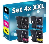 Inkadoo 4 cartucce compatibili per Brother LC-985 MFC-J220 J265W J410 J415 DCP-J125 J315W