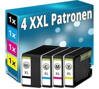 Inkadoo 4 cartucce compatibili per Canon IB4050 IB4150 MB5050 MB5150 MB5155 MB5350 MB5450 MB5455