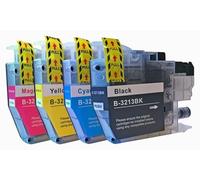 Inkadoo 4 cartucce di inchiostro XL compatibili per Brother DCP J772DW J774DW MFC J890DW J895DW Set