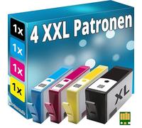 Inkadoo 4 cartucce d'inchiostro compatibili con HP 934XL 935XL OFFICEJET PRO 6230 6820 6830C All-in-One