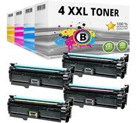 Inkadoo 4 cartucce toner compatibili con HP Laserjet 500 Color M 551dn 551xh 570dn M575 M570
