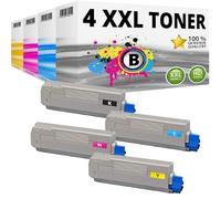 Inkadoo 4 cartucce toner compatibili per Oki Data C5600 C5600N C5600DN C5700 C5700N C5700DN Set