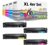 Inkadoo 4 toner compatibili con HP 203X Laserjet Pro MFP M280 NW M254 DW M281 FDN